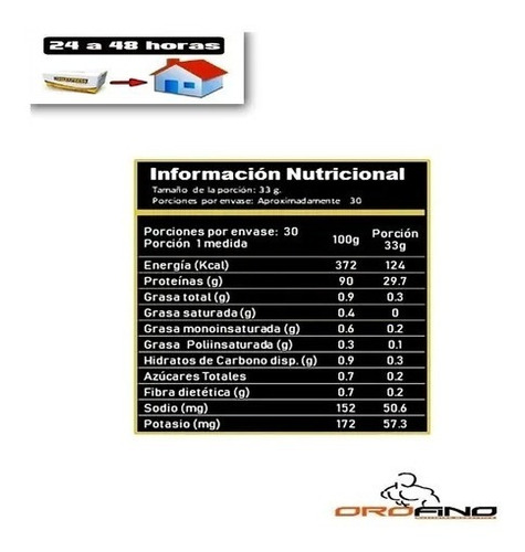 Imagen 2 de 2 de Proteina Orofino Soya 30 Serv Garantia/rnd