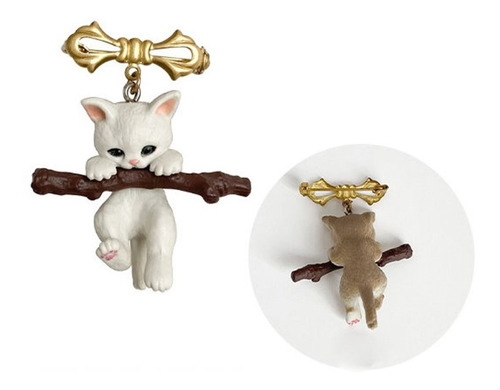 Broche Prendedor Gato Accesorios Ropa