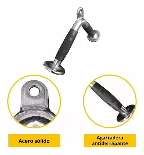 Agarradera Maneral Cuerda Triceps Accesorios De Aparatos Gym