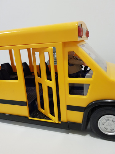 Micro Escolar ..school Bus Play Móvil + Chofer! Micro Escolar Amarillo (Usado)