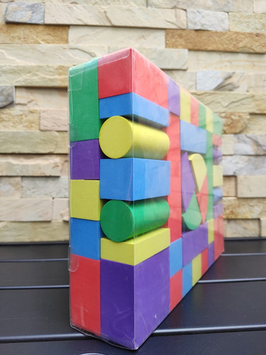 Set De 80 Bloques Apilables De Foam Diverzone Construcción