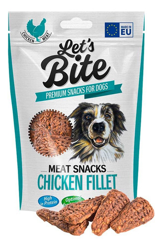 Let´s Bite Dog Meat Snacks Chicken Fillets 80gr. 