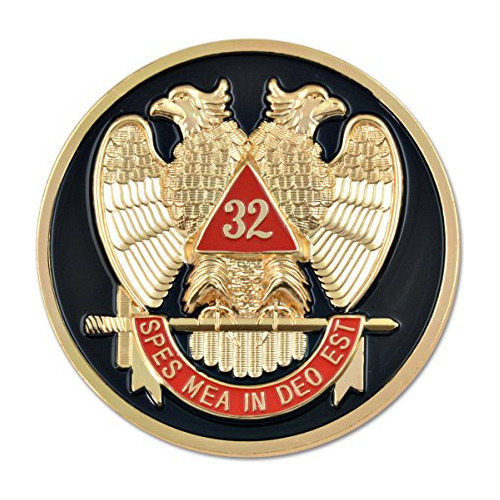 D575sr1 Emblem Auto Masonic Scottish Rite 32nd Masonic ...