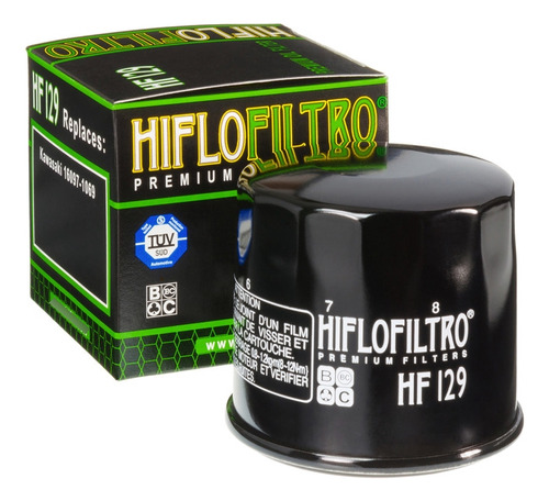 Filtro De Aceite Hiflo Hf129 Kawasaki Mule Cf Moto Suzuki 