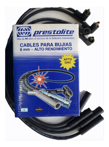 Juego Cables De Bujias Prestolite Ford Fiesta Cl 95/96.