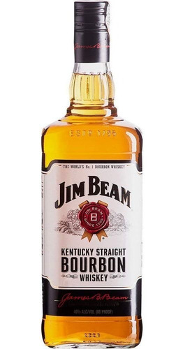 Imagem 1 de 7 de Uísque Bourbon Jim Beam Estados Unidos Da América Garrafa 1l