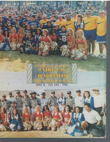 Futbol Americano Revista Entre Las Diagonales 1996 No22