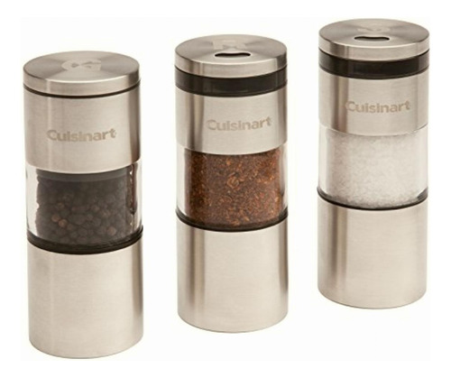 Cuisinart Css-33 Magnetic Grilling Spice Set, Silver