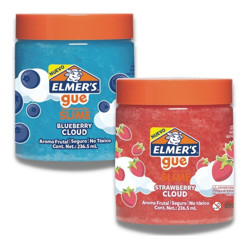 Pack Slime Elmers Gue Blueberry + Strawberry Cloud 