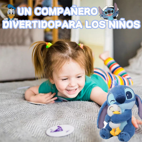 Pelúcia Generic Vermelha - Cute Stitch E Patinho