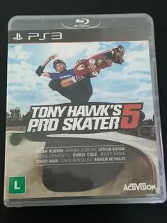 Jogo Tony Hawk's Pro Skater 5 Ps3 Esporte Skate Dvd Original