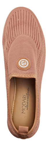 Tênis Feminino Knit Slip On Casual Modare