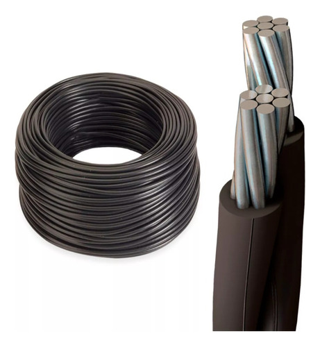 Cable De Aluminio Preensamblado 2x16mm Aislados (100mts)