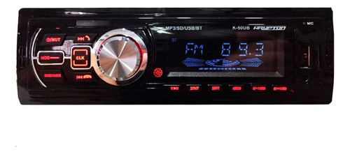 Autoestereo Con Bluetooth, Usb, Sd, Y Aux Kryton K50ub