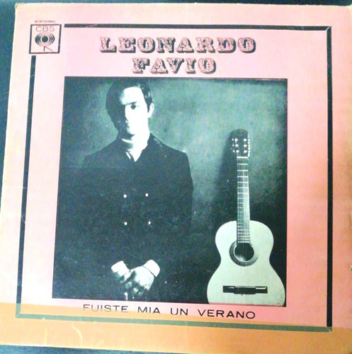 Leonardo Favio Fuiste Mia Un Verano Rock Pop Vinilo