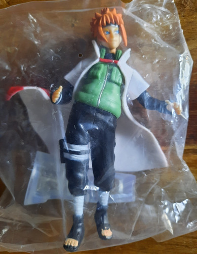 Naruto, Sasuke, Minato Y Killer Bee Set De 4 Figuras + Pines (Usado)