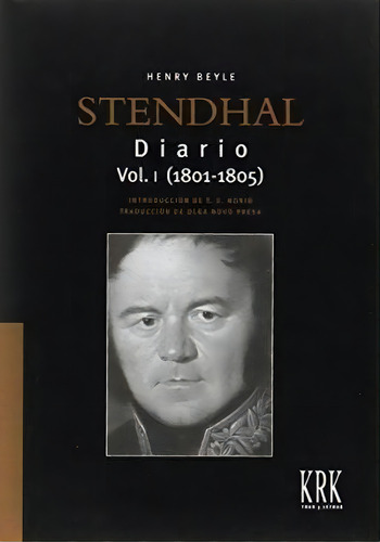 Diário, De Stendhal. Editorial Krk Ediciones, Tapa Dura En Español