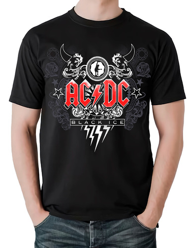 Camiseta Ac Dc Banda Rock Metal Riffs