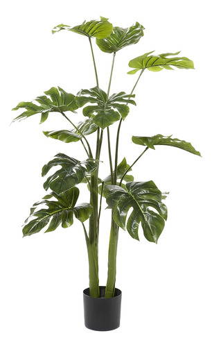 Deco 79 Faux Foliage Monstera Planta Artificial Con Maceta D