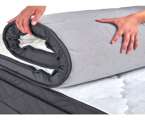 Topper 2 Plazas Drimkip Color Gris