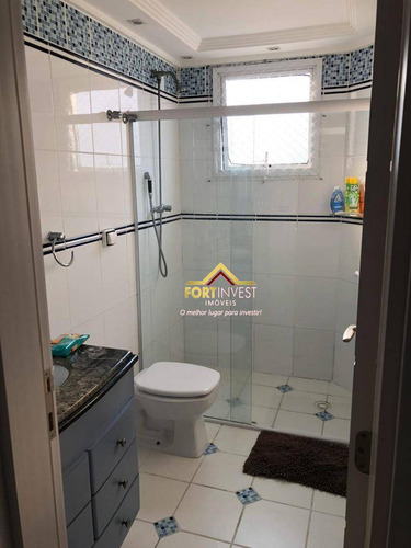 Imagem 20 de 30 de Cobertura Com 3 Dormitórios À Venda, 136 M² Por R$ 950.000,00 - Vila Guilhermina - Praia Grande/sp - Co0012