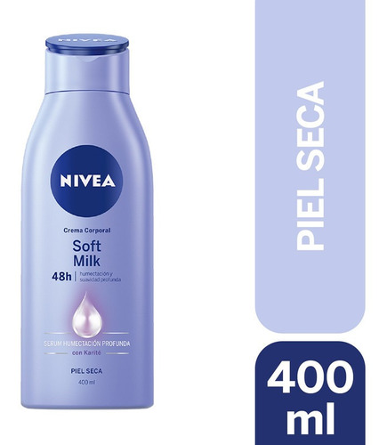 Nivea Body Milk Soft Crema Corporal Piel Seca 400ml