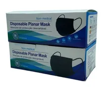 Comprar Caja De Cubrebocas Negro Para Adulto Tricapa 500 Pzs