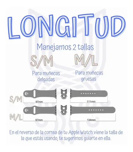 Tallas correas apple watch hotsell