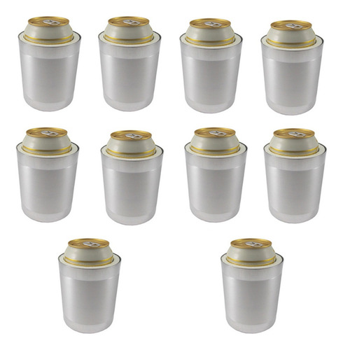 Camisinha Cerveja 350 Ml Alumínio Colorido - Kit 6 Unid Cor Lixado