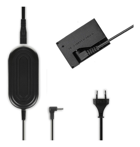 Adaptador Ack-e15 Acoplador Dummy Dr-e15 P/ Canon Sl1 Bivolt Cor Preto