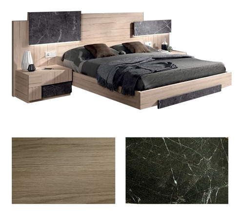 Imagen 3 de 6 de Cama Moderna Md Inv- 1037 (missidream) + Obsequio