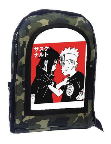 Mochila Camuflada Naruto Uzumaki A6