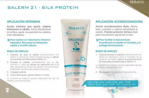Salerm 21 Crema Acondicionadora Silk Protein 250 ml