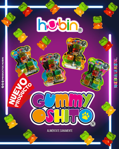Hubin Gummys Ositos Pack Caja Con 30 Pzas