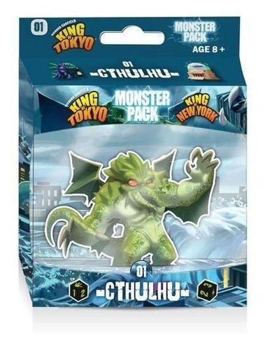 Paquete De Juego Iello King Of Tokyo Cthulhu Monster