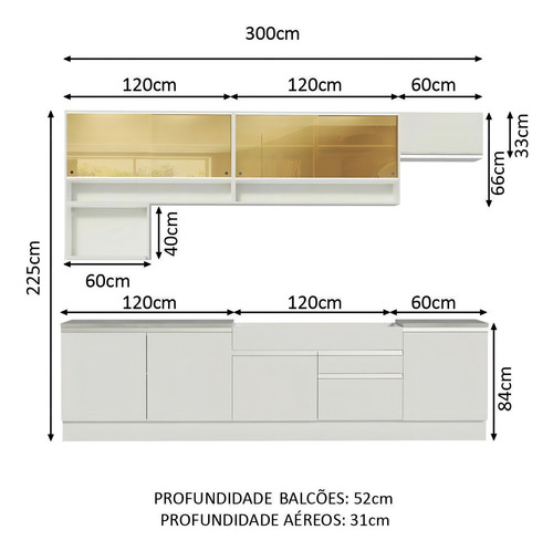 Cocina Integral Completa Modular Madesa Verona Sin Encimera Color Blanco