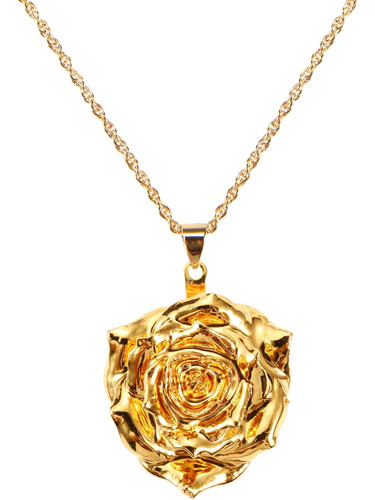 Collar Aliverose Oro Rosa Real Chapado Regalos Mujer