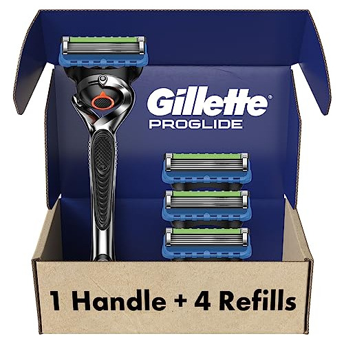 Gillette Fusion Proglide, 1 Razor + 4 Recambios