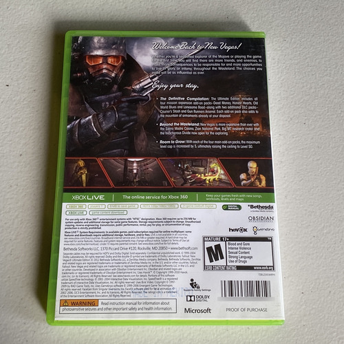 Fallout New Vegas Ultimate Edition Juego Usado Xbox 360 (Usado)