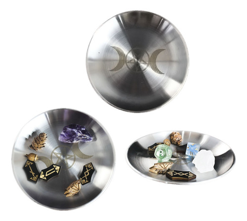 (3 #mold) Plato De Altar, Altar Pagano-brujo Y Rejilla De Cr
