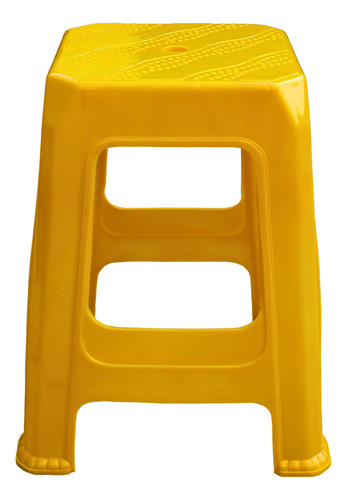Banco De Plástico 10 Piezas Reforzado Uso Rudo Negocio Plastico Amarillo