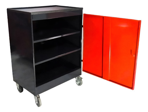 Mesa Rodante Puerta Y 2 Estantes Internos Palladino Taller