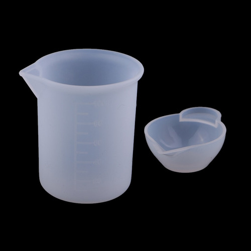 Copos De Medição De Silicone Para Resina 100ml 250ml,