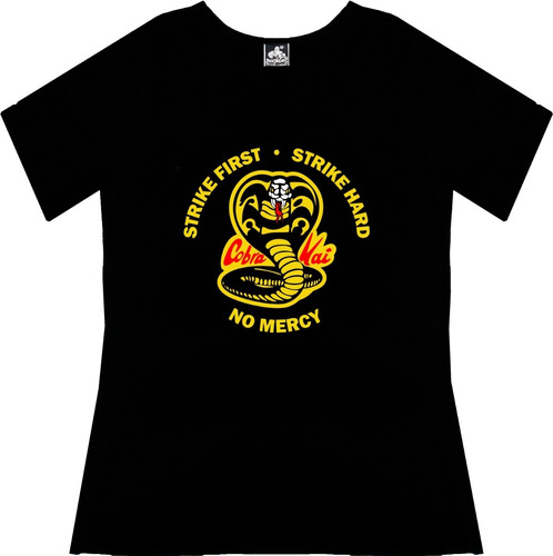 Blusa Cobra Kai Karate Kid Dama Tv Camiseta Urbanoz