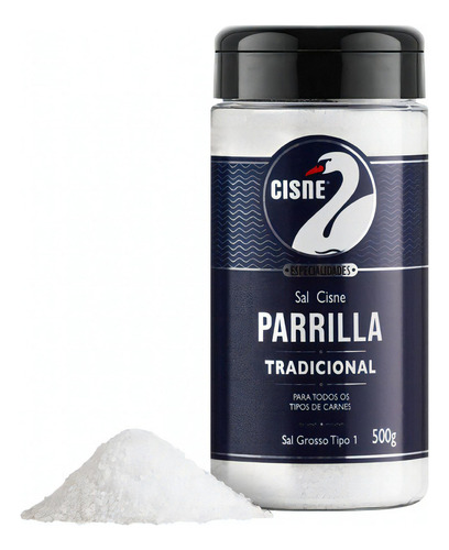 Sal De Parrilla Tradicional 500g - Cisne