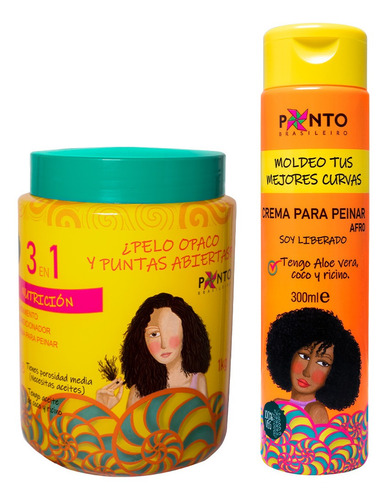 Imagen 3 de 3 de Kit Ponto Cpp Afro + 1 Tratamiento - g a $21