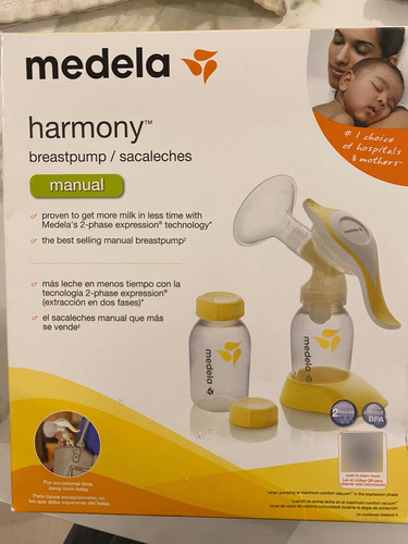 Sacaleche Manual Medela Harmony Súper Confortable, Impecable