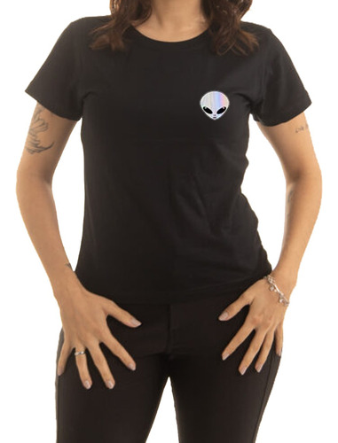 Camiseta Feminina Baby Look Et Alien Espelhado Tumblr Tshirt