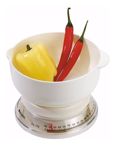Imagen 1 de 5 de Balanza De Cocina Analogica Con Bowl 3 Kg Kci Top House