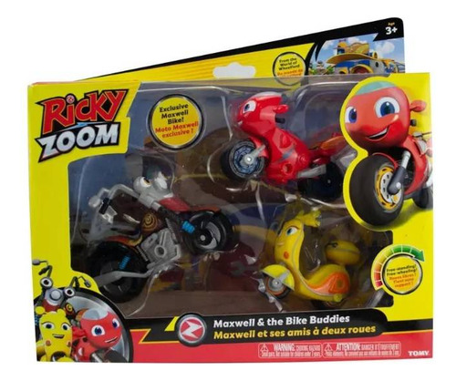 Ricky Zoom Kit 3 Motos Maxwell E The Bike Buddies - Sunny